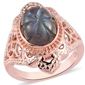 Malagasy Labradorite Ring Size 7, 8